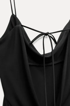 Outlet VESTIDO DRAPEADO Mujer Vestidos