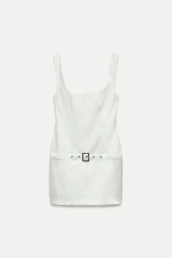 Discount VESTIDO ELÁSTICO CINTURÓN Mujer Vestidos