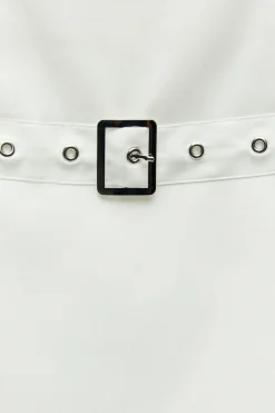 Discount VESTIDO ELÁSTICO CINTURÓN Mujer Vestidos