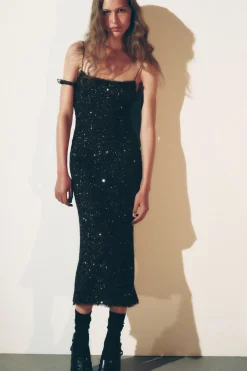 Discount VESTIDO ENAGUA LENTEJUELAS ZW COLLECTION Mujer Vestidos