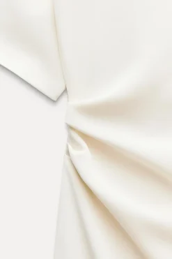 New VESTIDO ENTALLADO DRAPEADO Mujer Vestidos