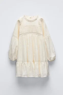 Niños ZARA 6 - 14 Años·Vestidos / Monos<VESTIDO ENTREDOS BRILLO