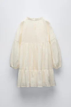 Niños ZARA 6 - 14 Años·Vestidos / Monos<VESTIDO ENTREDOS BRILLO