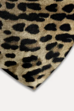 Sale VESTIDO ESTAMPADO ANIMAL LINO 100% ZW COLLECTION Mujer Vestidos