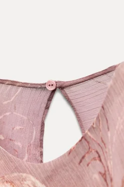 Discount VESTIDO ESTAMPADO CAPA ZW COLLECTION Mujer Vestidos