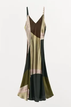 Online VESTIDO ESTAMPADO COMBINADO Mujer Vestidos