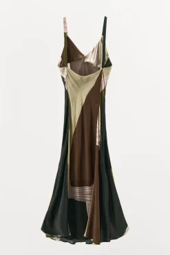 Online VESTIDO ESTAMPADO COMBINADO Mujer Vestidos