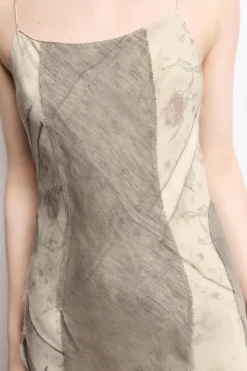 Sale VESTIDO ESTAMPADO COMBINADO CINTAS Mujer Vestidos|Lenceria