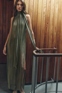 New VESTIDO ESTAMPADO ESTRUCTURA ZW COLLECTION Mujer Vestidos