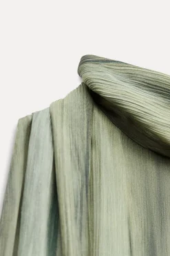 New VESTIDO ESTAMPADO ESTRUCTURA ZW COLLECTION Mujer Vestidos