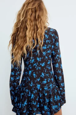 Sale VESTIDO ESTAMPADO FLORES LAZOS Mujer Vestidos