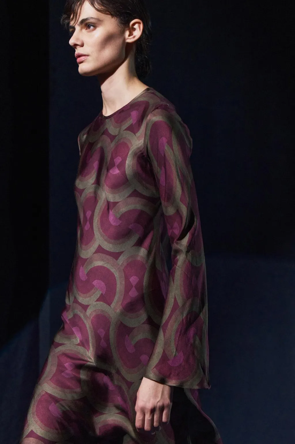 Outlet VESTIDO ESTAMPADO GEOMÉTRICO ZW COLLECTION Mujer Vestidos