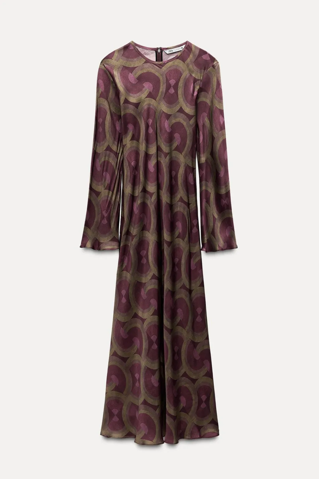 Outlet VESTIDO ESTAMPADO GEOMÉTRICO ZW COLLECTION Mujer Vestidos