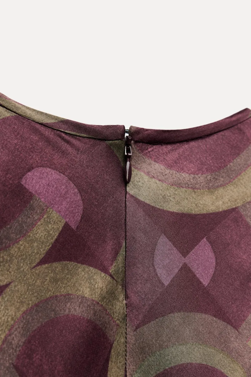 Outlet VESTIDO ESTAMPADO GEOMÉTRICO ZW COLLECTION Mujer Vestidos