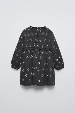 Niños ZARA 1½ - 6 Años·Vestidos / Petos|6 - 18 Meses·Vestidos / Monos<VESTIDO ESTAMPADO LAZOS