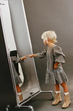 Niños ZARA 1½ - 6 Años·Vestidos / Petos|6 - 18 Meses·Vestidos / Monos<VESTIDO ESTAMPADO NIDO DE ABEJA