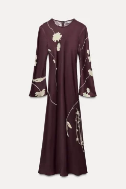 Outlet VESTIDO ESTAMPADO ZW COLLECTION Mujer Vestidos