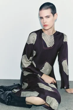 Online VESTIDO ESTAMPADO ZW COLLECTION Mujer Vestidos