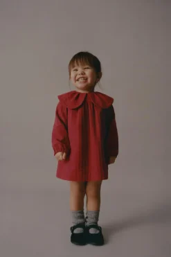 Niños ZARA 6 - 18 Meses·Vestidos / Monos<VESTIDO ESTRUCTURA CUELLO BOBO