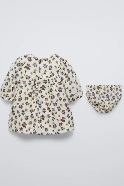 Niños ZARA 6 - 18 Meses·Vestidos / Monos<VESTIDO FLORES