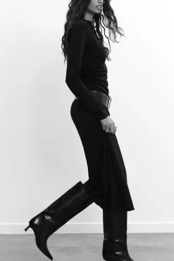 Hot VESTIDO FRUNCE CINTURON Mujer Vestidos