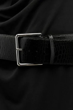 Hot VESTIDO FRUNCE CINTURON Mujer Vestidos