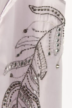 Fashion VESTIDO GEORGETTE ALORIOS BORDADOS Mujer Vestidos