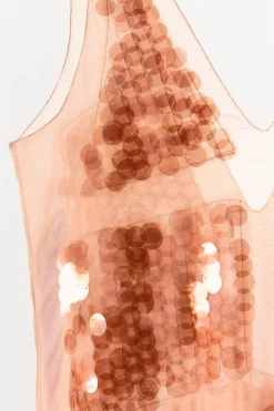 New VESTIDO GEORGETTE LENTEJUELAS Mujer Vestidos