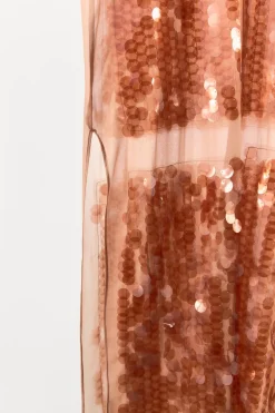 New VESTIDO GEORGETTE LENTEJUELAS Mujer Vestidos