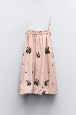 Niños ZARA 6 - 14 Años·Vestidos / Monos<VESTIDO GLOBO JOYAS