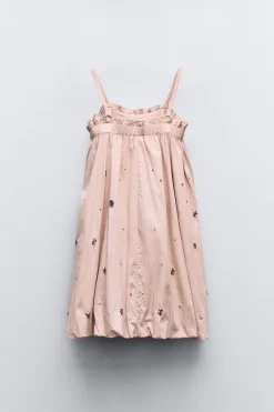 Niños ZARA 6 - 14 Años·Vestidos / Monos<VESTIDO GLOBO JOYAS