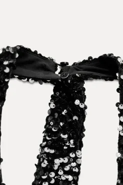 New VESTIDO GLOBO LENTEJUELAS Mujer Vestidos