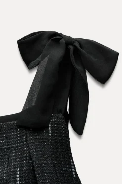 Hot VESTIDO GLOBO TIRANTE LAZO Mujer Vestidos