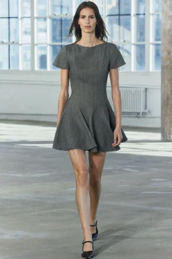 Outlet VESTIDO GODETS ESPIGA ZW COLLECTION Mujer Vestidos