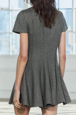 Outlet VESTIDO GODETS ESPIGA ZW COLLECTION Mujer Vestidos