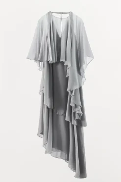 Fashion VESTIDO HALTER CAPA Mujer Vestidos