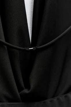 Outlet VESTIDO HALTER DRAPEADO Mujer Vestidos