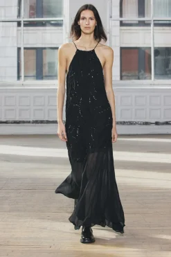 Sale VESTIDO HALTER LENTEJUELAS ZW COLLECTION Mujer Vestidos