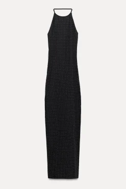 New VESTIDO HALTER POLIAMIDA BRILLOS Mujer Vestidos