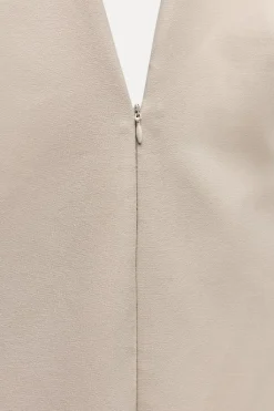 Sale VESTIDO HALTER RIB RAYA COMBINADO Mujer Vestidos