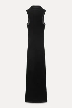 Outlet VESTIDO HALTER TERCIOPELO Mujer Vestidos