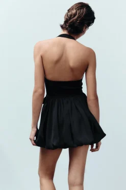 Sale VESTIDO HALTER VOLUMEN Mujer Vestidos