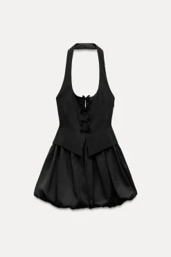 Sale VESTIDO HALTER VOLUMEN Mujer Vestidos