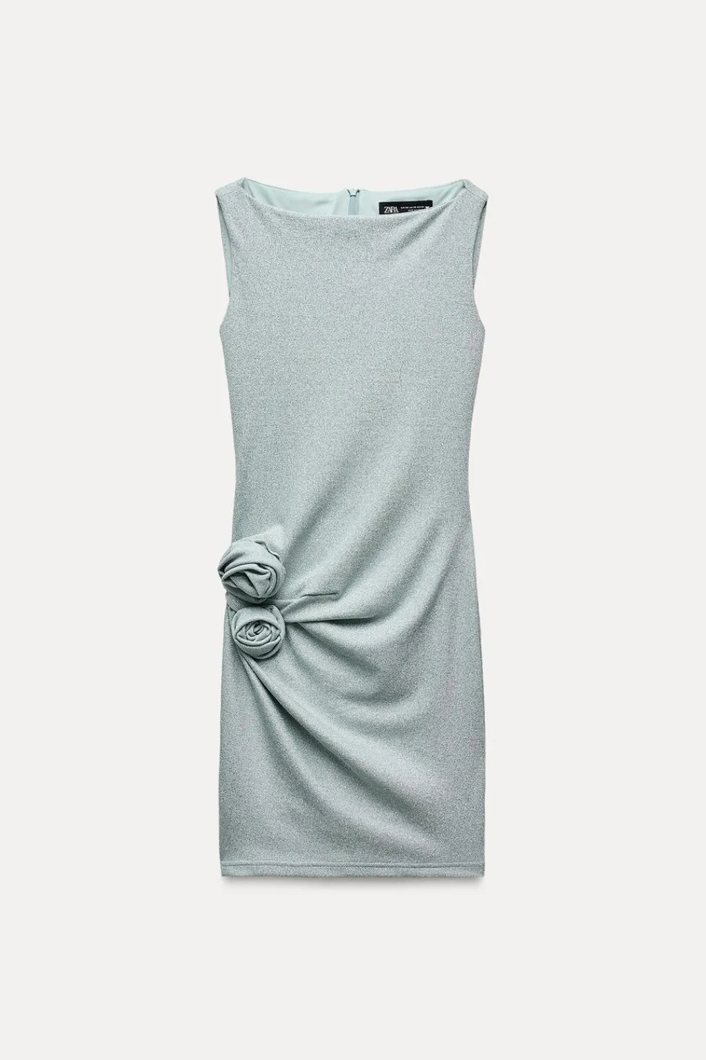Outlet VESTIDO HILO METALIZADO FLORES RELIEVE Mujer Vestidos