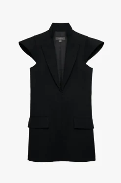 Sale VESTIDO HOMBRERAS LANA X STEFANO PILATI Mujer Vestidos