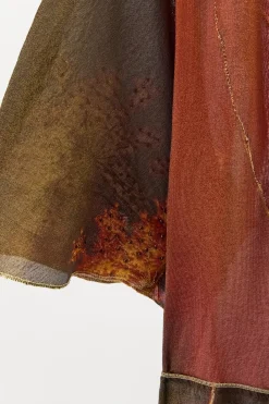 Clearance VESTIDO KAFTÁN HILO METALIZADO ABALORIOS Mujer Vestidos