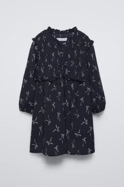 Niños ZARA 6 - 14 Años·Vestidos / Monos<VESTIDO LACITOS GOMAS