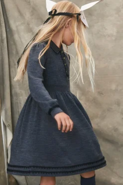 Niños ZARA 6 - 14 Años·Vestidos / Monos|6 - 14 Años·Punto<VESTIDO LANA PUNTO CENEFA LIMITED EDITION