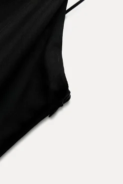 Online VESTIDO LARGO COMBINADO ZW COLLECTION Mujer Vestidos