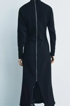 Fashion VESTIDO LARGO CREMALLERAS ZW COLLECTION Mujer Vestidos